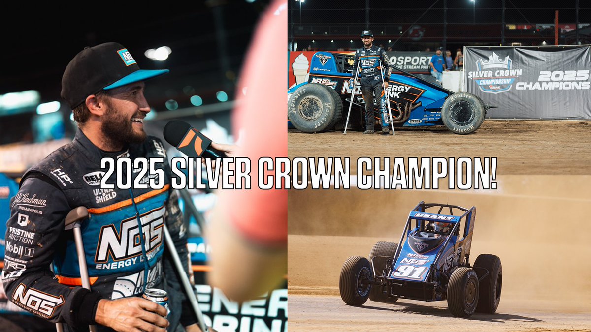 And just like that, Justin Grant brings home another <a href="/USACNation/">USAC Racing</a> Silver Crown Championship!

#NOSEnergy // #TeamNOS // #GetAfterIt