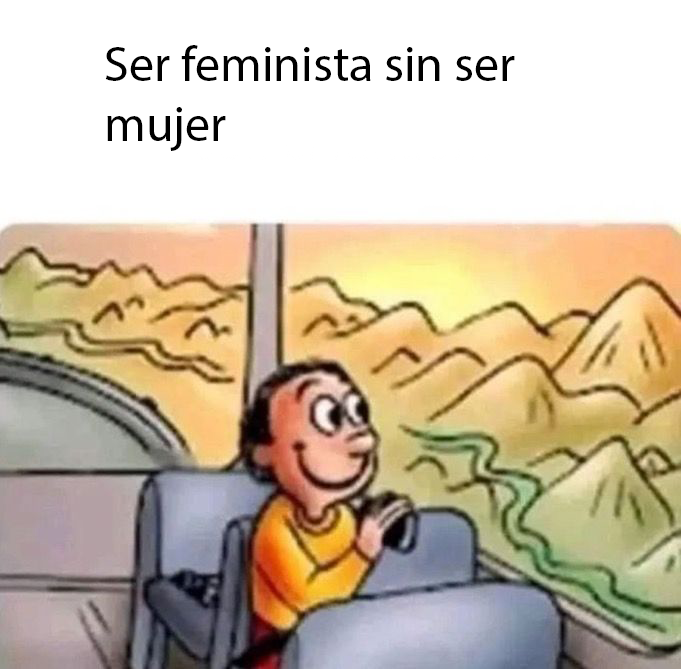 Guiño guiño a esos aliades machos progres.