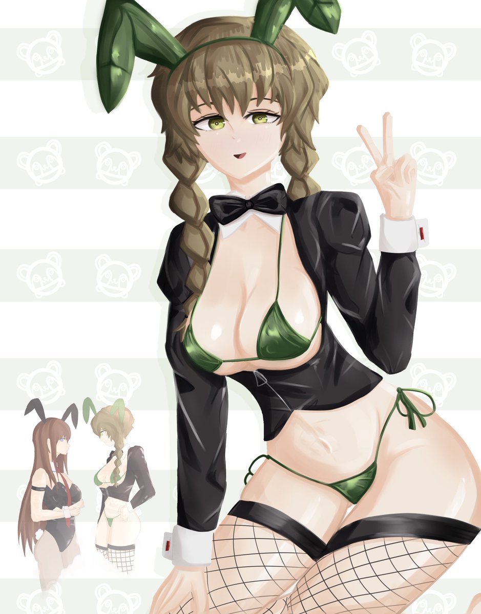 Wanted to redo some old art, here's some bunny suzuha