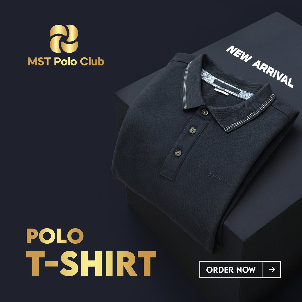 MSTPoloClub's tweet photo. Upgrade your wardrobe with the latest MST Polo Club Polo T-Shirt.
Perfect blend of comfort, style, and elegance.
📷 Order Now &amp; redefine your style!
#MSTPoloClub #PoloTShirt #NewArrival #MensFashion #SmartCasual #OrderNow https://t.co/Djmxfy8yKN