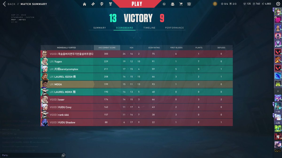 13-8 WIN 🌿

初戦勝利しました！

気を緩めず引き継ぎ頑張りますので、応援よろしくお願いします 👊

#LRWIN #VALORANT #ESPORTS #広島