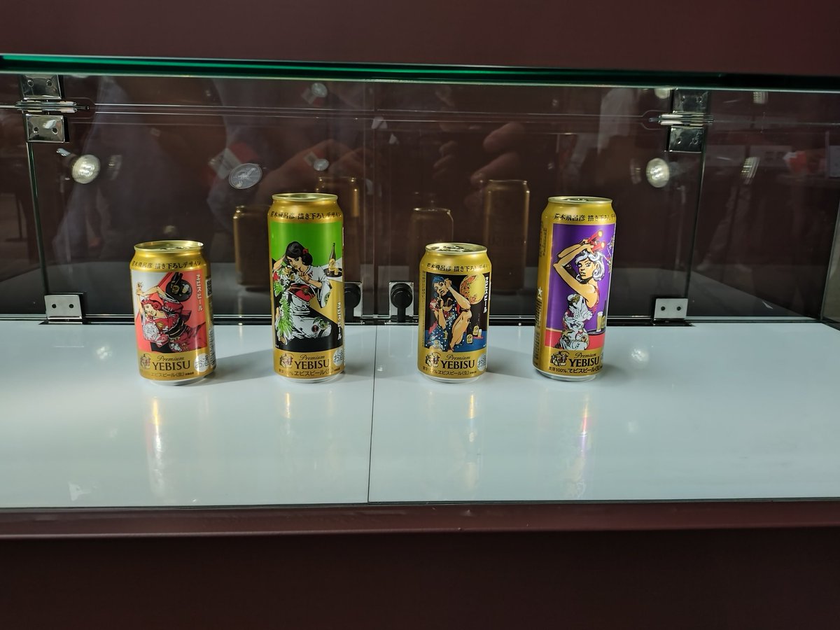 たまたま大阪で飲んでたら、ジョジョとエビスビールがコラボしてた