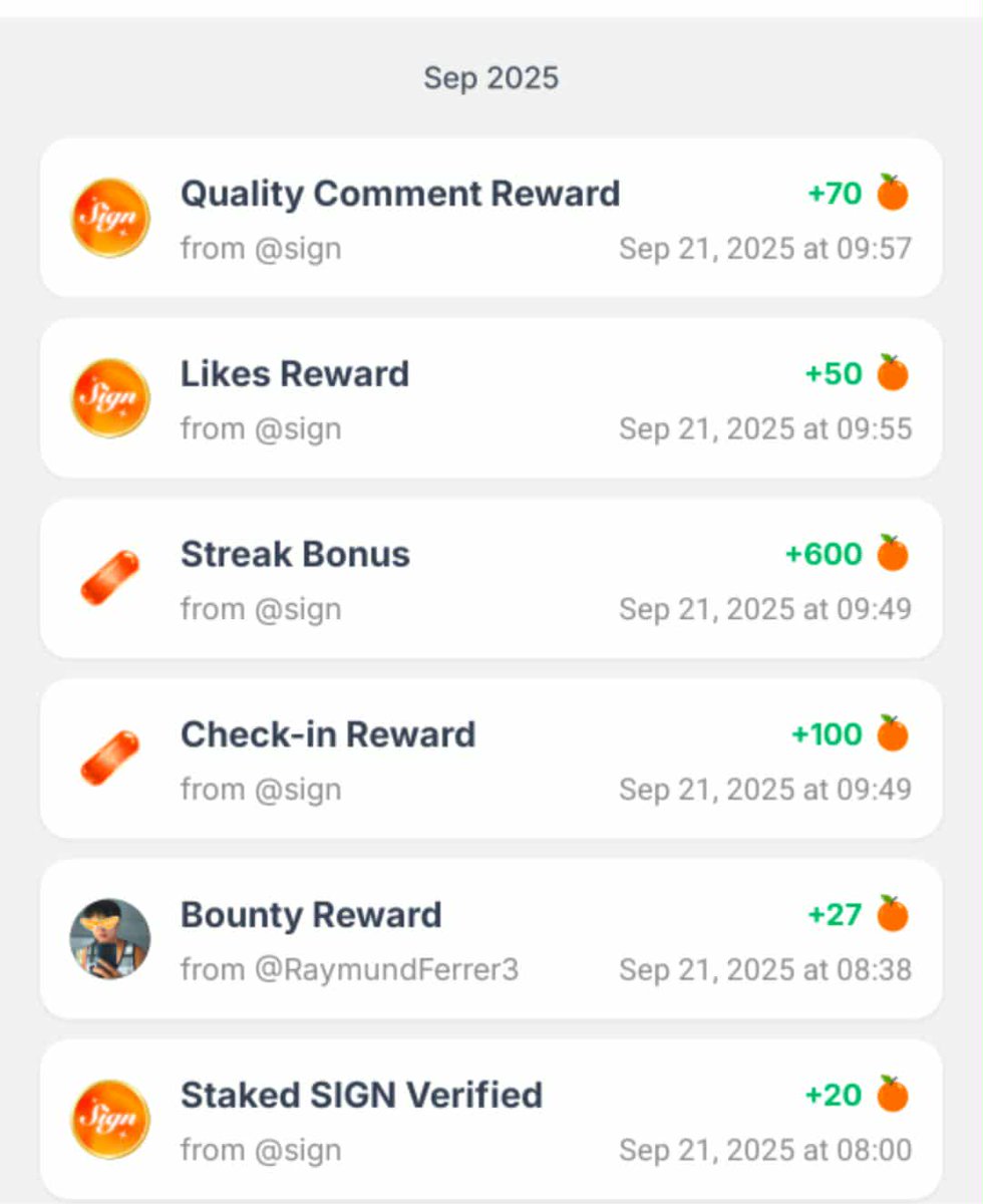 Daily checklist 
Staked sign verified ✅ 
Check in reward ✅
Likes reward✅
Quality comment reward ✅ 
May pa add today 
👇
Streak bonus✅

<a href="/sign/">Sign 🧡👀</a> 
<a href="/ethsign/">Sign</a> 
<a href="/0xzoe_im/">Zoe Chen 🧡👀</a> 
<a href="/realyanxin/">Xin (Shin) Yan 閻欣</a> 
<a href="/Tajudeen_10/">Tajudeen 🔶</a> 
<a href="/0xbossj/">0xbossj.sign 🧡👀</a> 
<a href="/Farmie_KIND/">Farmie 🧡👀</a> 
<a href="/shielacomia29/">🍊SHIE🧡SIGN</a> 
<a href="/Bonakesh1/">Bonakesh</a> 
<a href="/wencysign/">Wency.sign 🍊 | SUPRA ❖,❖</a>