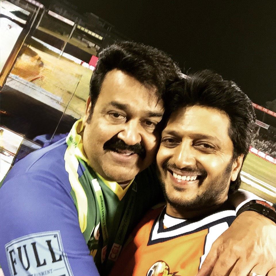 Riteishd's tweet photo. Heartfelt congratulations to @Mohanlal Sir on being conferred the prestigious Dadasaheb Phalke Award for cinematic excellence! Your nuanced, soul-stirring performances have inspired generations. A true legend, your legacy as India’s cherished icon shines eternally! 🌟 #DadasahebPhalke
