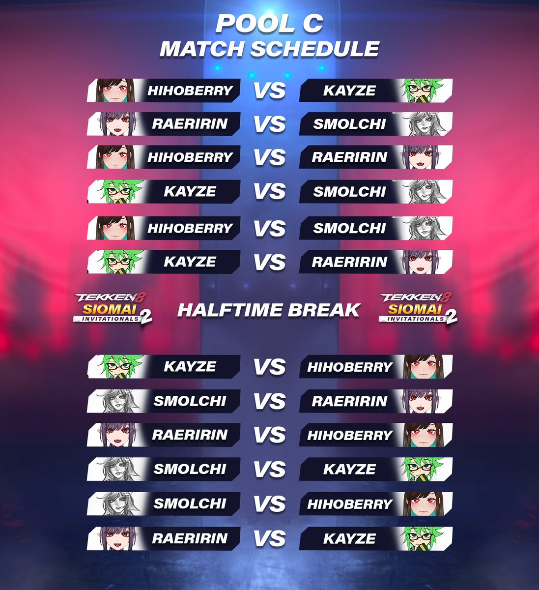 🔴LIVE🔴

Pool C happening right now!

#ENVTuber #PHVTuber #VTuber #TEKKEN8 #STISeason2