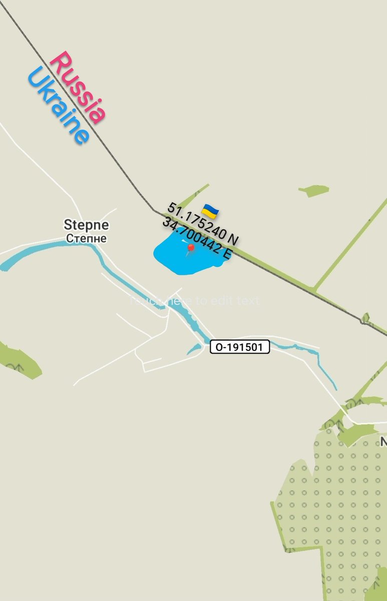 Ukrainian Fighters Librated about one Kilometer Square Eastern of Stepne village northern Sumy Oblast.