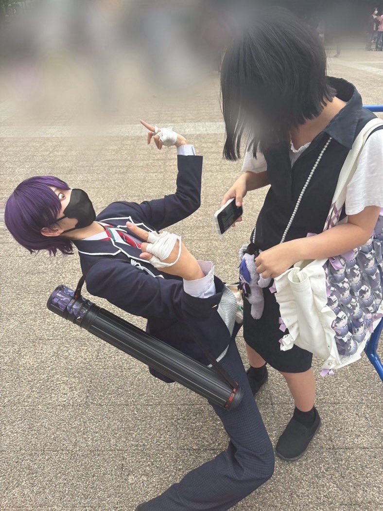 お声がけ頂いた一般の方にだる絡みするレイヤー。
ほんとにすみません。