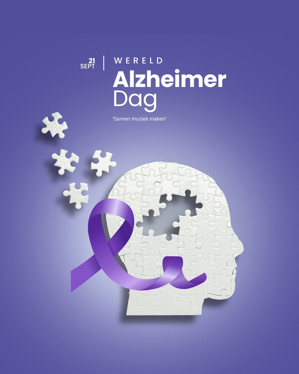 Vandaag is het Wereld Alzheimer Dag. In onze regio zijn er deze maand volop activiteiten: van muziek tot VR en theater. Samen maken we het verschil voor mensen met dementie. Bekijk het aanbod 👉 tinyurl.com/4vbbsrya