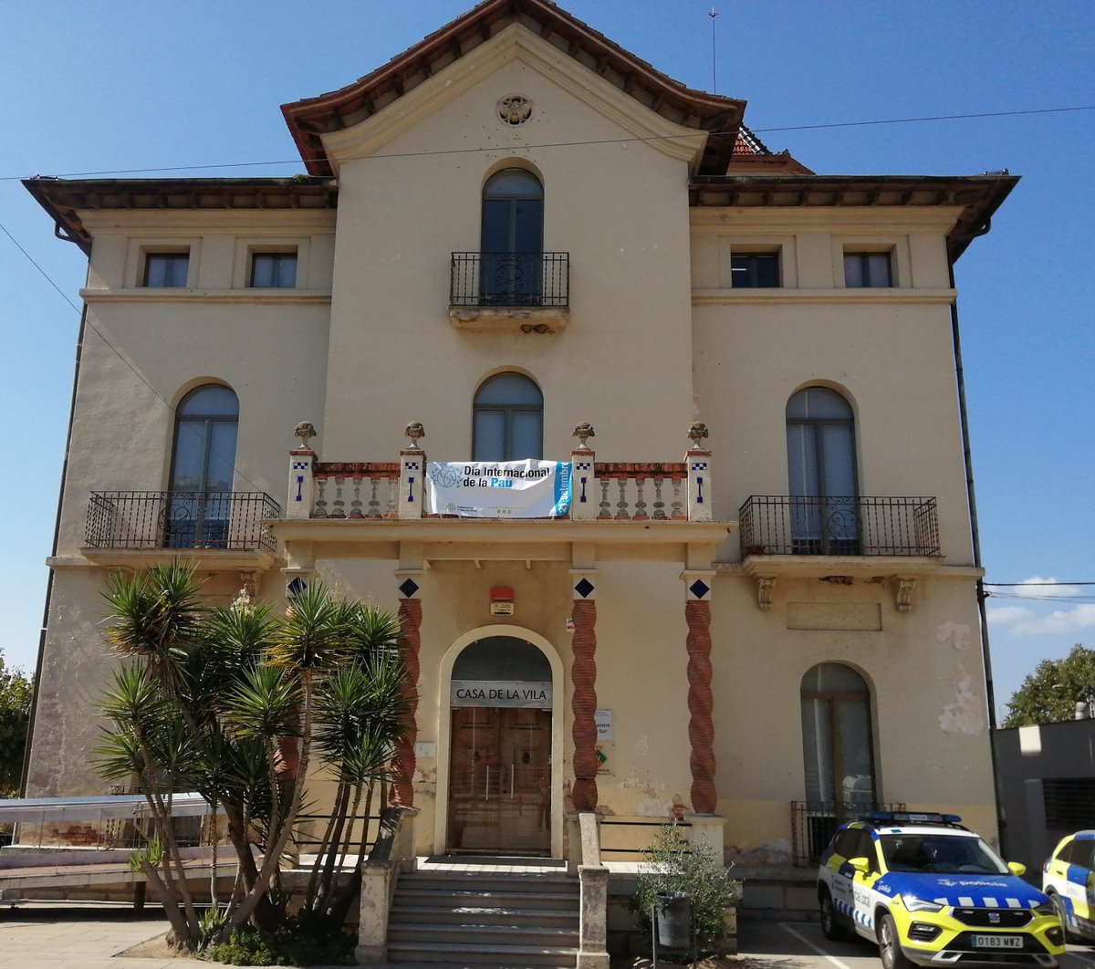 🌍Commemorem el Dia Internacional de la Pau, que se celebrà avui, 21 de setembre

😔 La pau és sempre l'objectiu, i amb els conflictes bèl·lics més recents, es fa més evident que mai la seva urgència

🏛️ A la façana de l'Ajuntament penja la pancarta d'aquest dia

#LaRocadelVallès