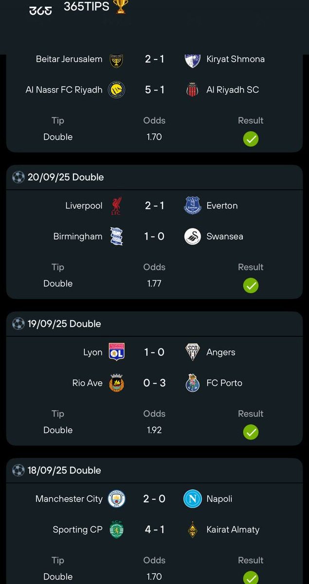 365ScoresTips's tweet photo. You want Profits?  WE got your profits!!  🤑

The 🔝 tip is on FIRE!!  🔥🔥🔥🔥

That's now 4 in a row!!  ✔️✔️✔️✔️

Let's get going!!! https://t.co/2D8GeMDntq