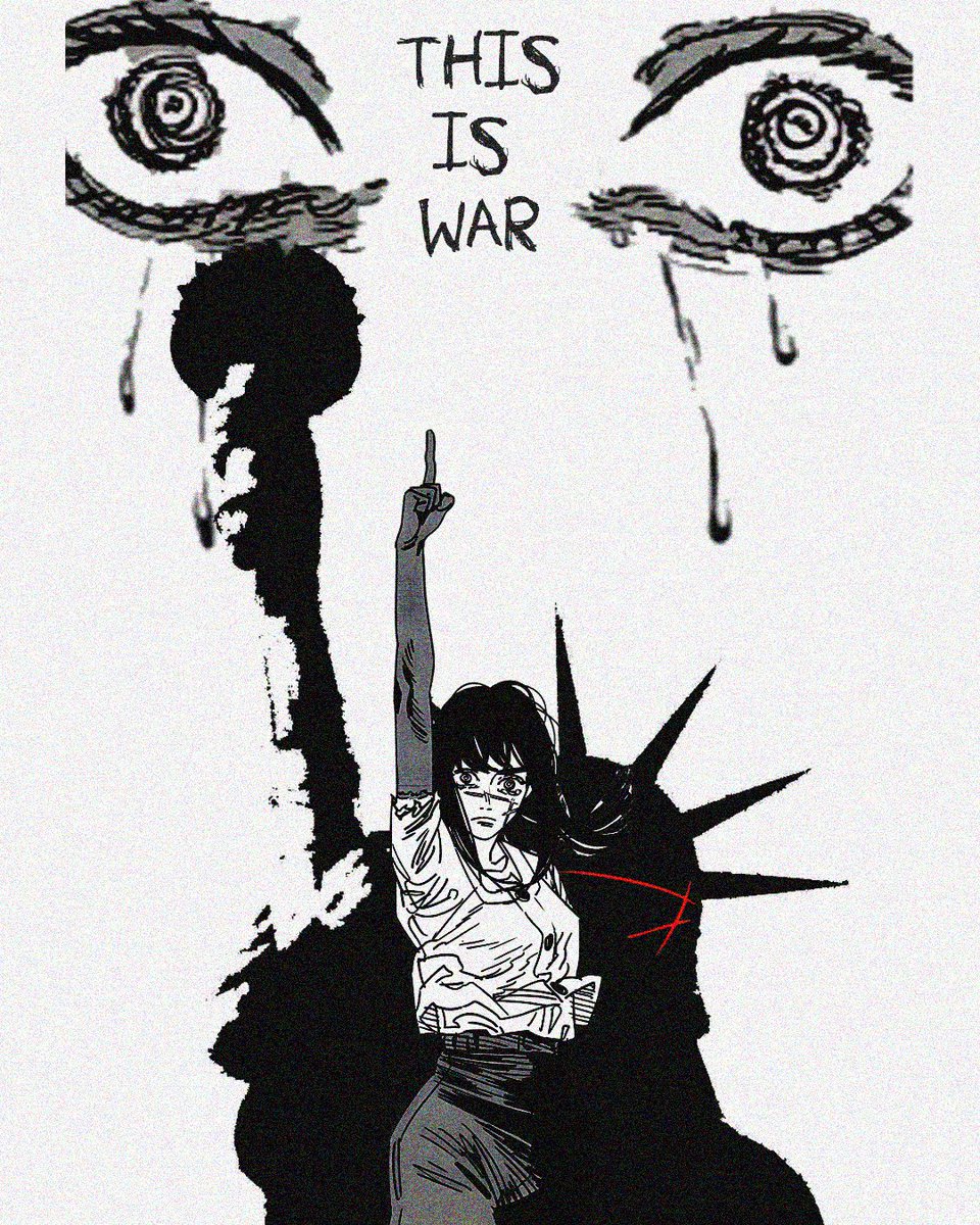 Aj5Adam's tweet image. War (day 93 of making chainsaw man posters)