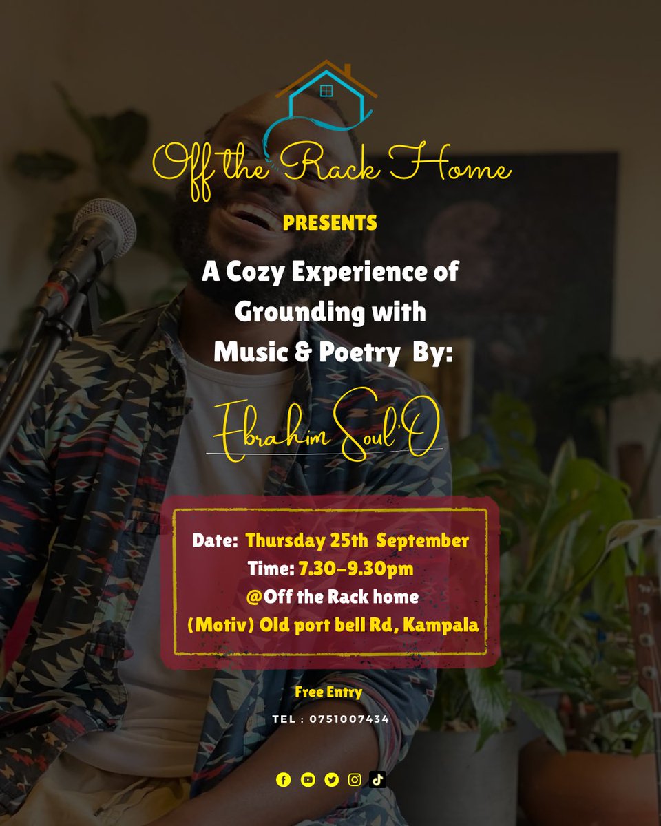 Looking forward to these next two experiences. They are going to be curated in a special way. 
Looking forward to  seeing you there as we wind up this months line up.