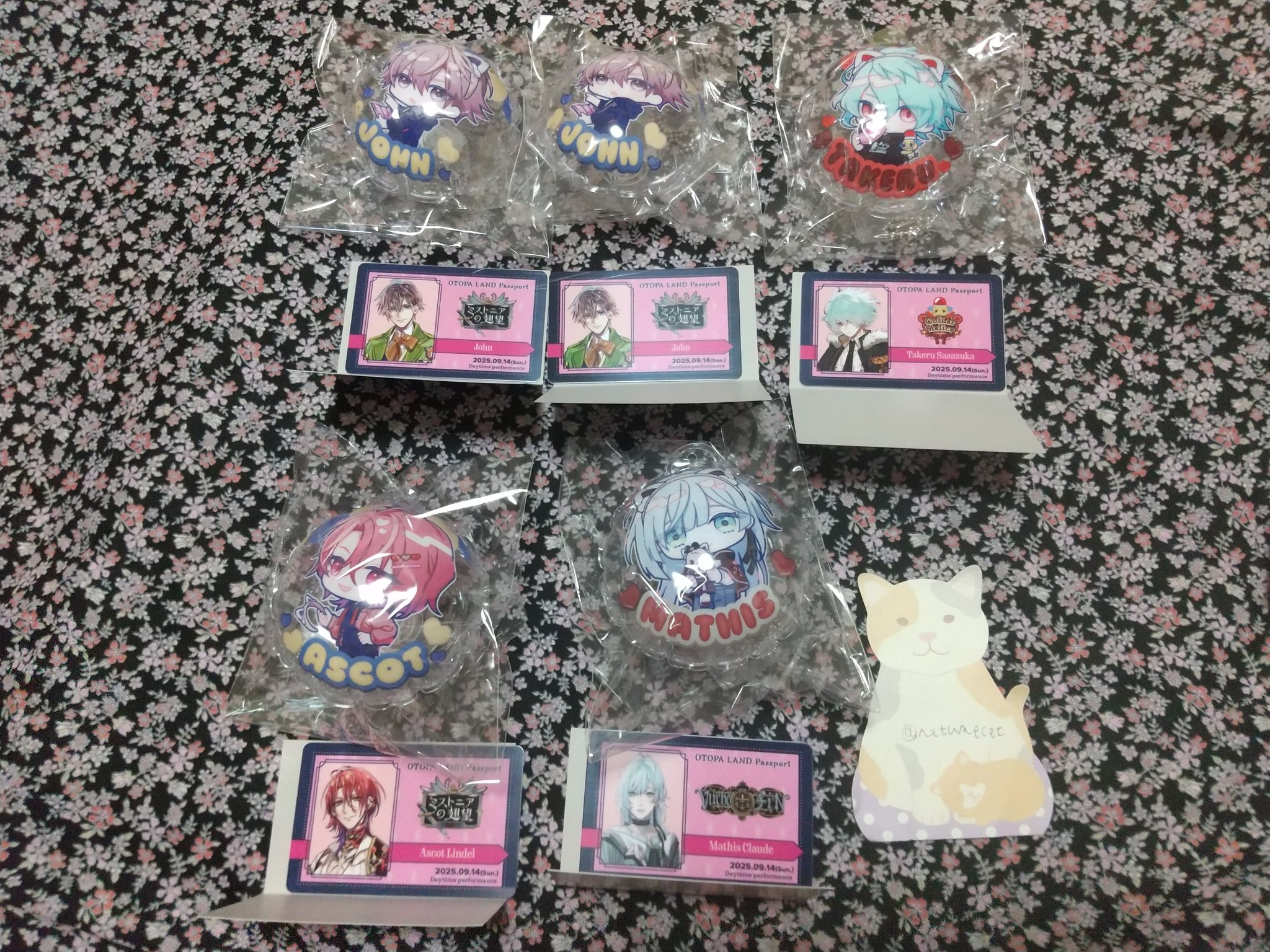 オトパ 2025 パスポート風カード バルーンキーホルダー B 未開封 オトパ 2025 パスポート風カード バルーンキーホルダー B 未開封