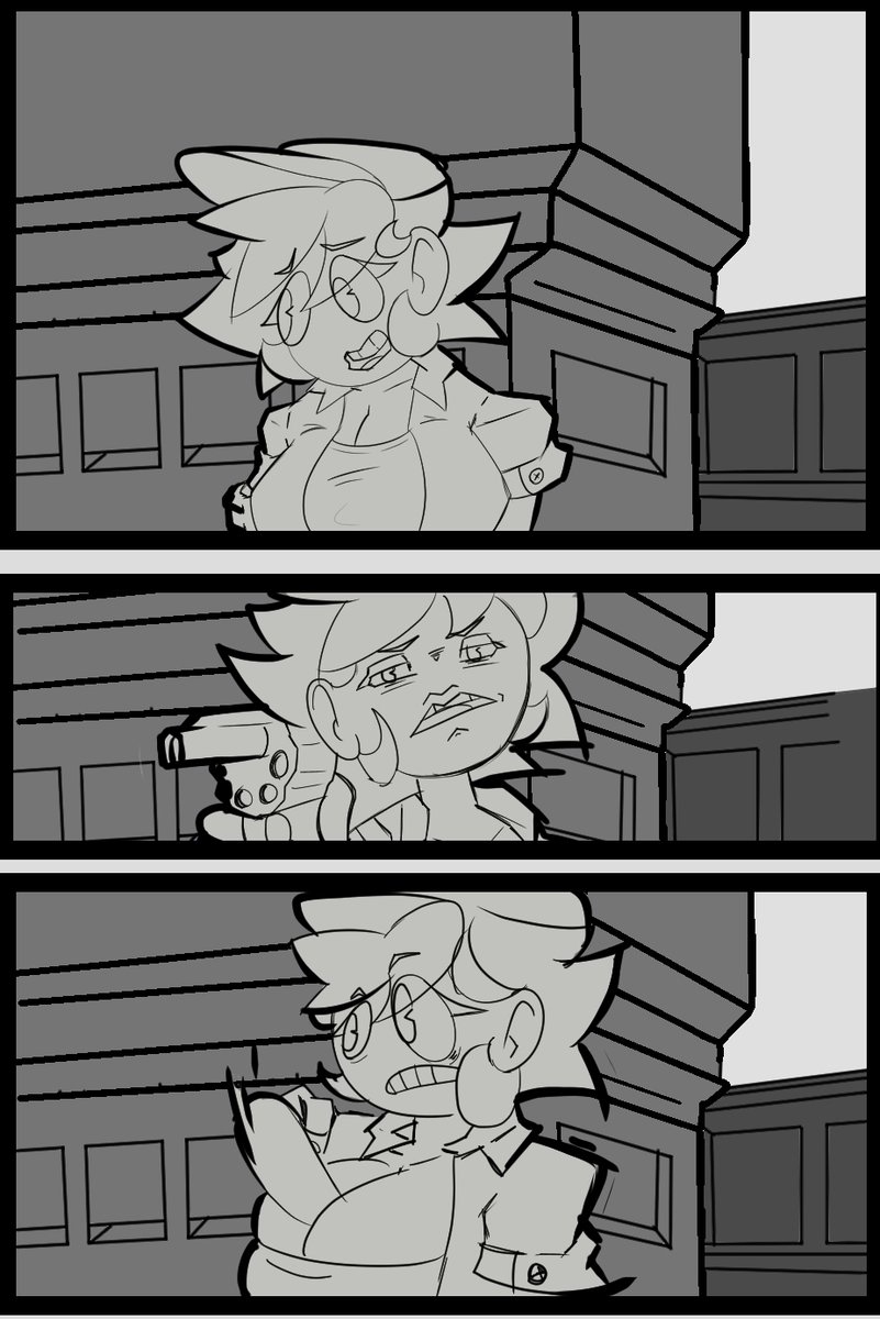 Comic I'm not gonna finish with my OC Buster 
(I wonder who'll get the reference?)