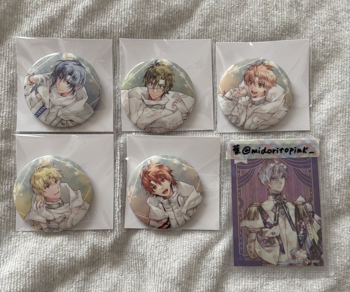 アイドリッシュセブン 3rd アルバム LEADiNG TONE 缶バッジ アイナナ 3rd Album LEADiNG TONE 缶バッジ 一織 15点 アイドリッシュ