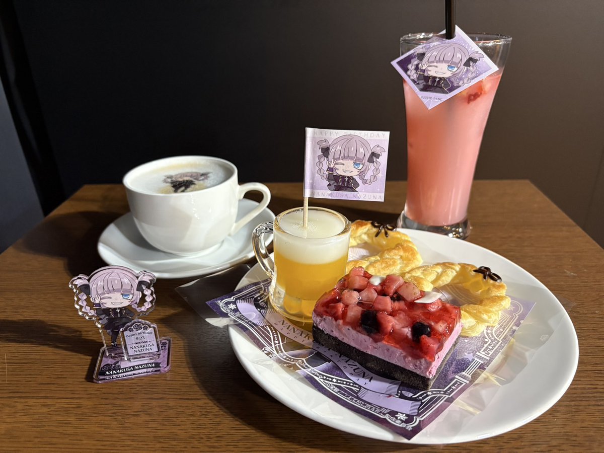 よふかしのうた ノイタミナカフェ 七草ナズナ　バースデー　計9点セット よふかしのうた ノイタミナカフェ 七草ナズナ バースデー 計9点