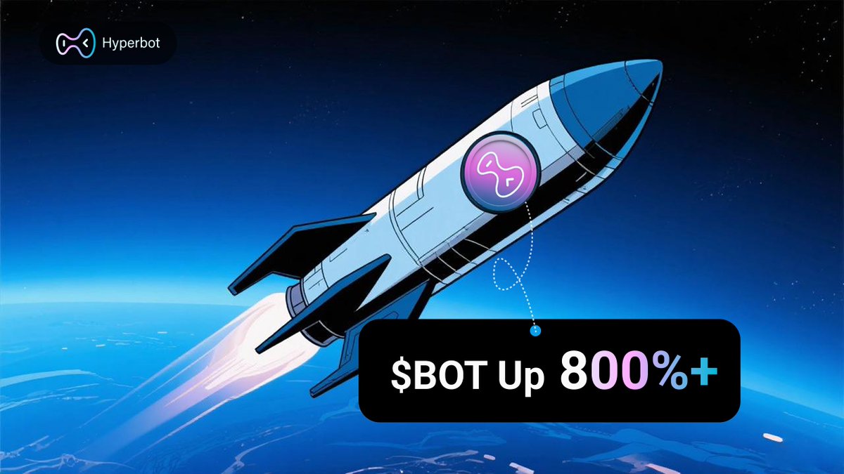 ✨ $BOT has achieved over 800% growth, with its total ecosystem valuation (FDV) now reaching $150 million.

This is a story of faith, technology, and community. The next chapter is about to begin. Are you ready?
Check details&amp;Trade Now:
​​🔹 Spot Markets:​​

• ​​Binance​​: