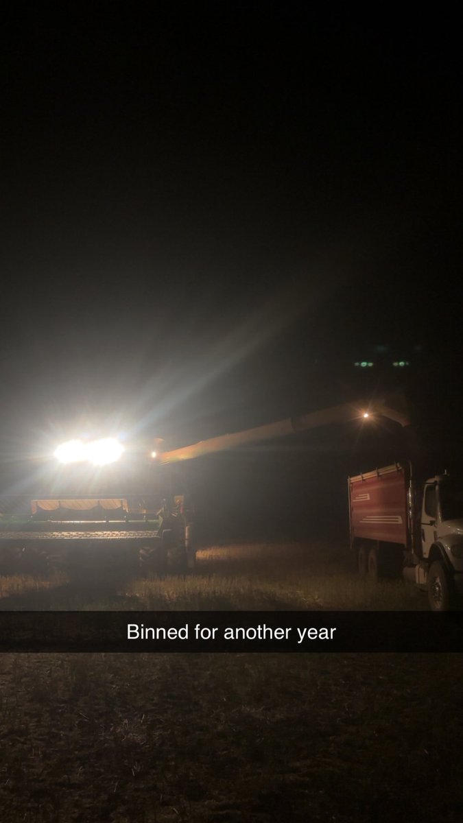 dylanrobinson27's tweet image. That’s a wrap. Insanely thankful for mom and dad who were out a tonne this year with alot of long hours to help me get it finished. And to my awesome wife @themiddlenoble4 (CPA) for being an excellent combine pilot