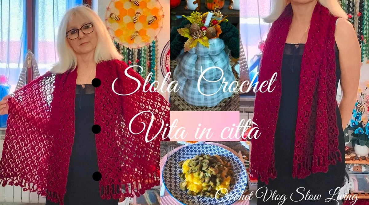 Crochet Vlog Slow Living Stola all' uncinetto youtu.be/xUUKid5RtP8 youtube.com/user/Marynonso… #stola #crochet #CrochetingWithCrochet #uncinetto #vlog #sciarpa #scialle #torino #handmade #stole