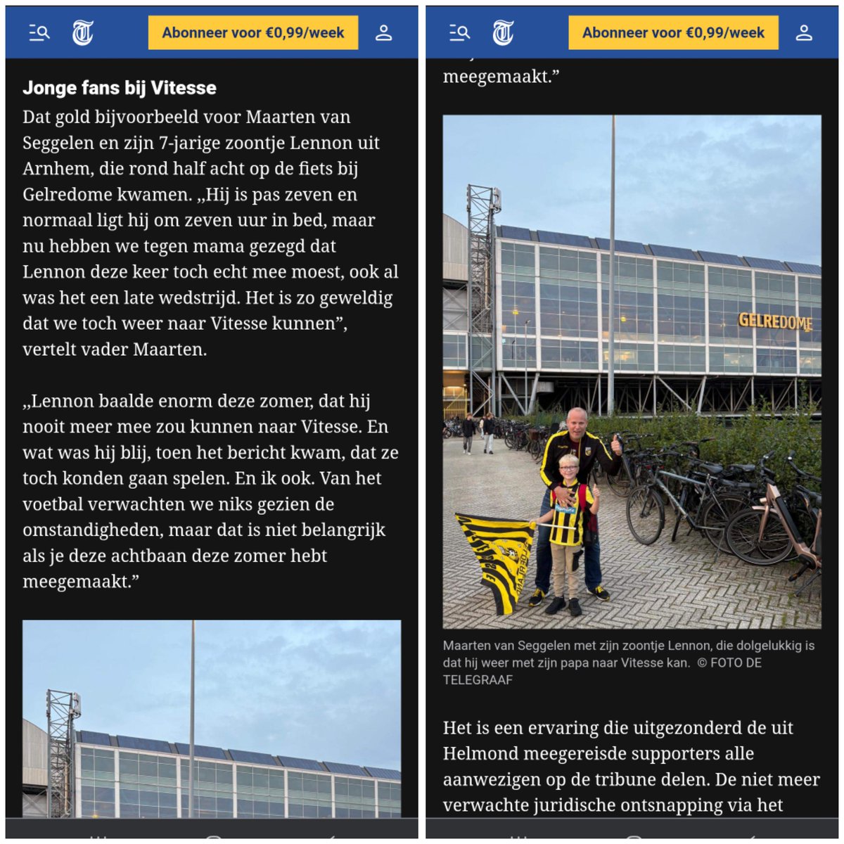 Dat je van je fiets af gelijk tegen <a href="/JeroenKapteijns/">Jeroen Kapteijns</a> loopt. 'T was een mooi Ernems avondje in GelreDome. 

share.google/d5hMV7k9VRfGc4…