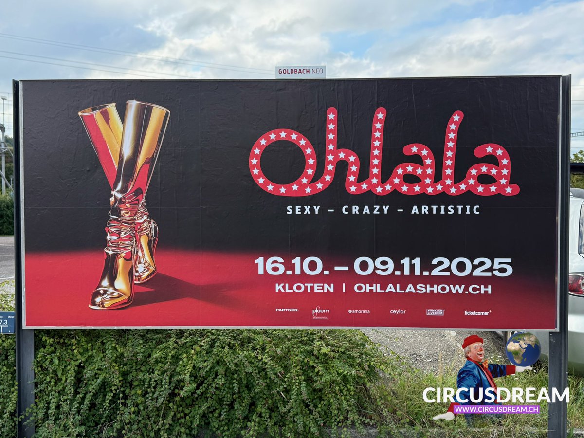 ✨ X – wie ein Schatten im Licht. Spürbar, aber nie greifbar – bis jetzt.

Ohlala: Lust. Sünde. Geheimes Verlangen.
🔥 Akrobatik &amp; Kunst in ihrer extremsten Form.

📅 16.10.–09.11.2025 | 📍 Kloten

👉 Bist du bereit? #OhlalaShow #Ohlala2025 #circusdream
