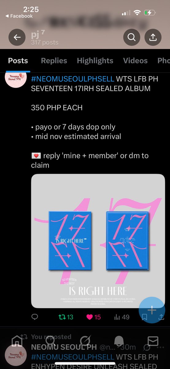 Lnvyie's tweet photo. @neomuseoulph Done! Trying for the 3rd time✨
Wish: Any TXT or BTS album 🥹 https://t.co/Uxglesjzua