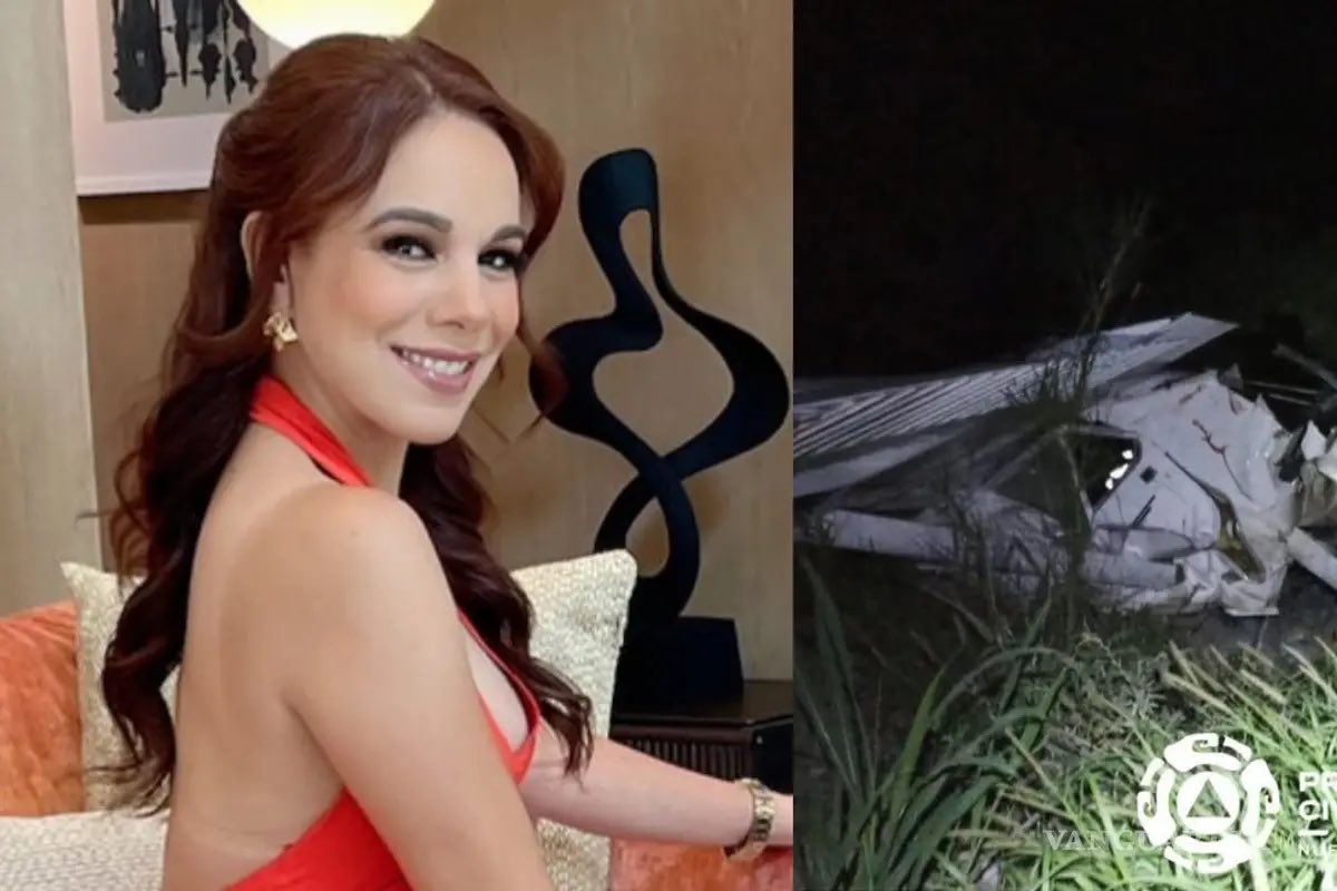 Martinez1MX's tweet photo. DESCANSE EN PAZ  🕊️ La presentadora de televisión @Deb_Estrella murió en un accidente de avioneta este sábado en #NuevoLeón / Débora publicó en sus historias de Instagram una foto de la aeronave, justo antes de iniciar el vuelo acompañada de un hombre, quien también falleció https://t.co/wenaAYpRxJ