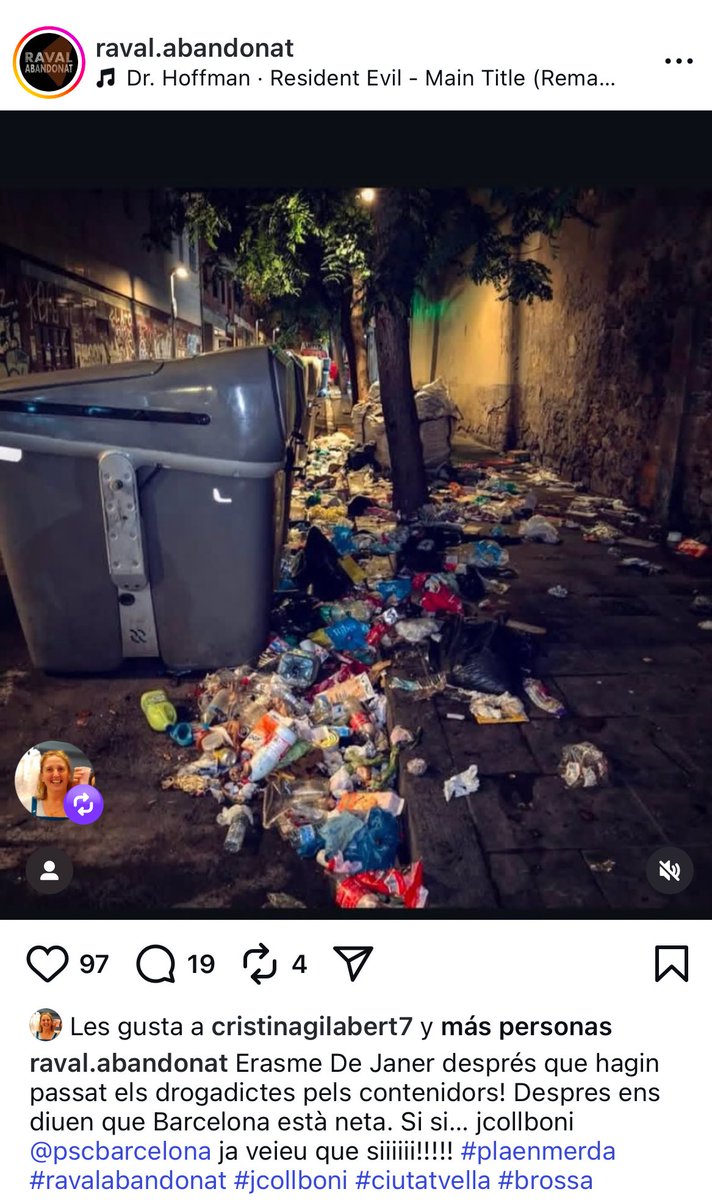 Barcelona, in the night.