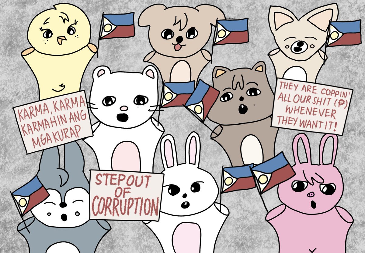 uhhanji's tweet photo. been crying for my heart aches for this country, wala man ako sa kalsada but i stand by what’s right for the people of this nation ❤️‍🩹

ikulong ang mga kurap! ibalik ang kaban ng bayan!
kung ayaw niyo… edi matupad sana ang wish ni kara david

#BahaSaLuneta #TrillionPesoMarch https://t.co/AwhddiCWb8