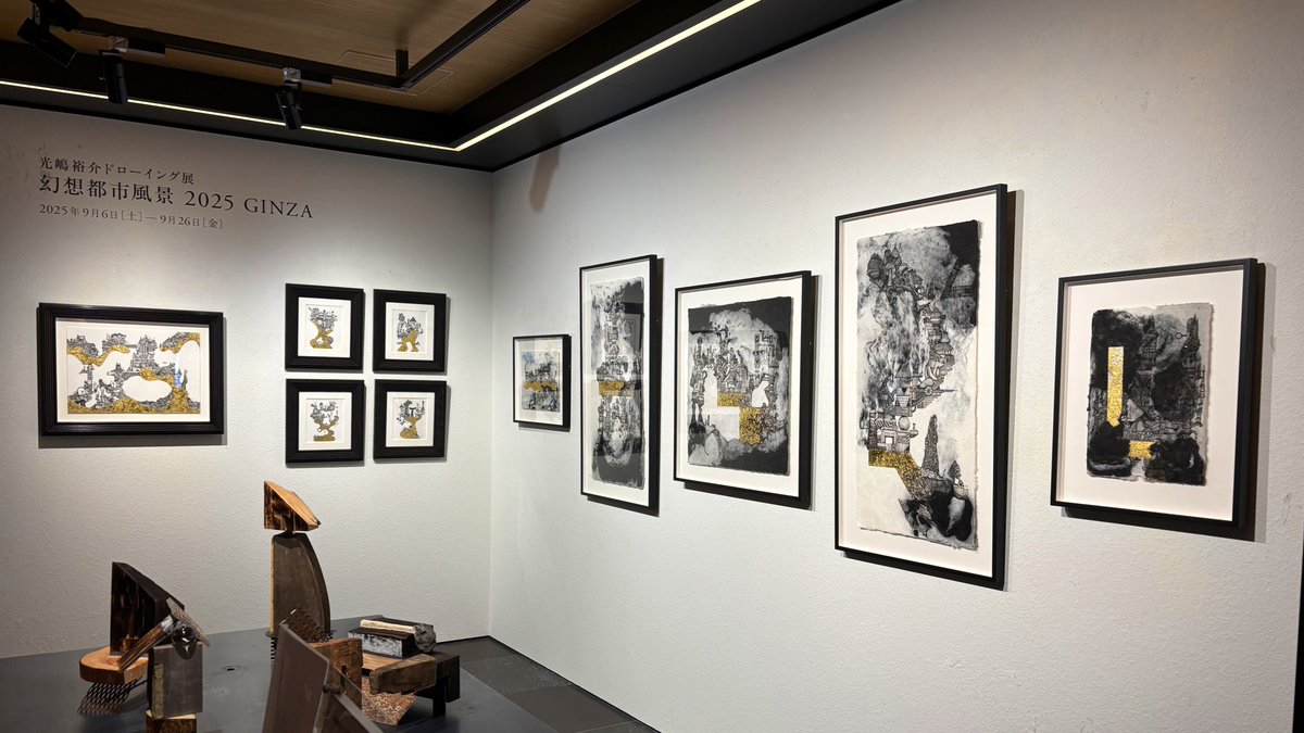 【速報】まさか、まさかの、
展示した10枚のドローイング、
完売なう！！！！！！！！！！！！