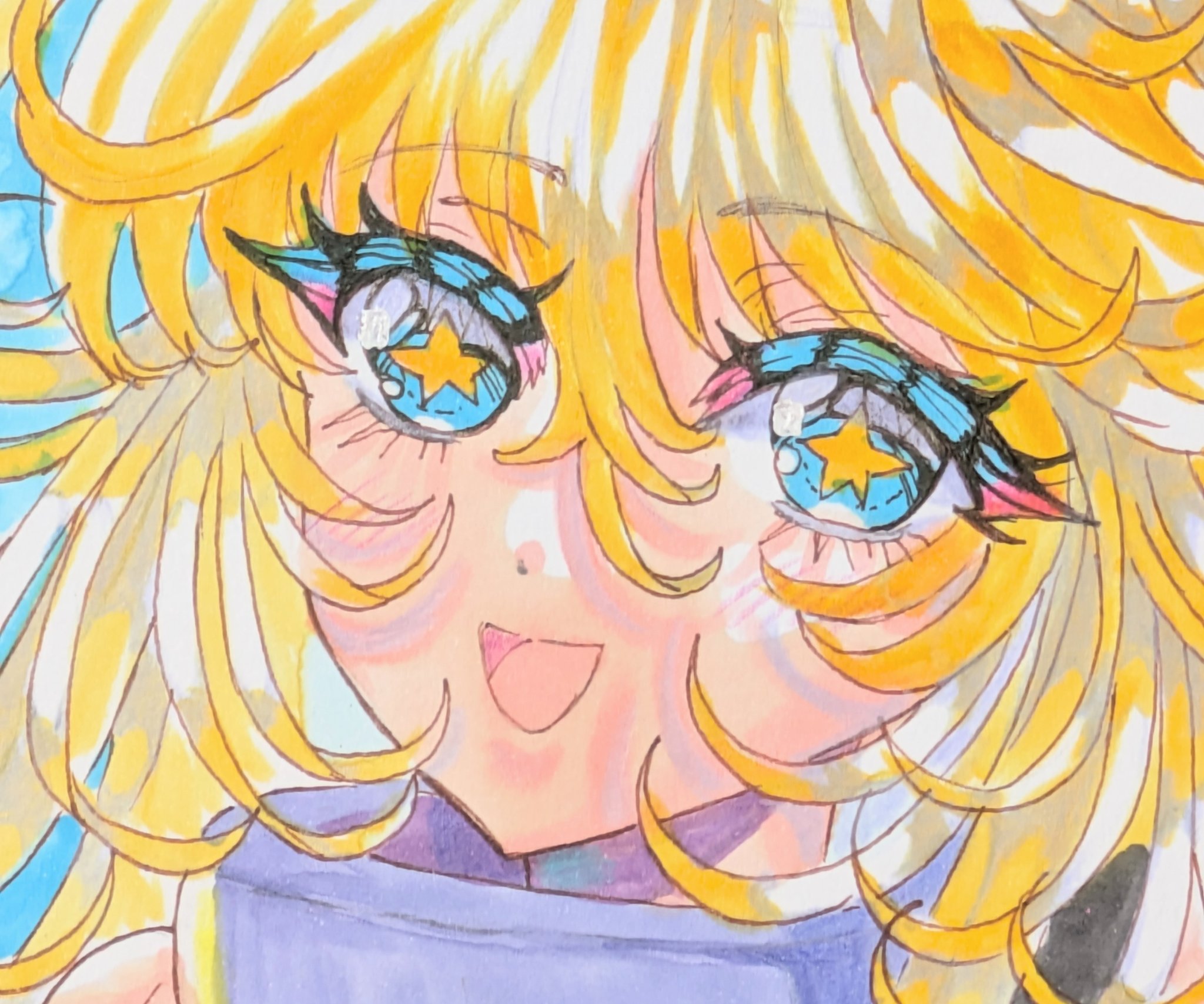 イラスト　手描き　原画　専用 原画イラスト手描き アナログ 色紙 東方proiect フランドール