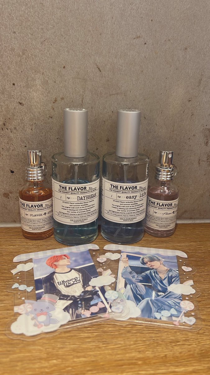 yuuuchon_jam's tweet image. 末っ子ﾁｬﾝと
香水作りに٩(ᐛ  )و
ｽｷな匂いを選んで
調合してもらって
色とラベルを決めて
楽しかった🙌🏻
メインを青で💙
持ち運び用はｵﾚﾝｼﾞ🧡
末っ子ﾁｬﾝは
紫💜とピンク🩷

めっちゃ良き匂いになって
大満足🥹💙🧡

#DAYBREAK
#easylife 
#JO1 @official_jo1 
#川尻蓮 #木全翔也