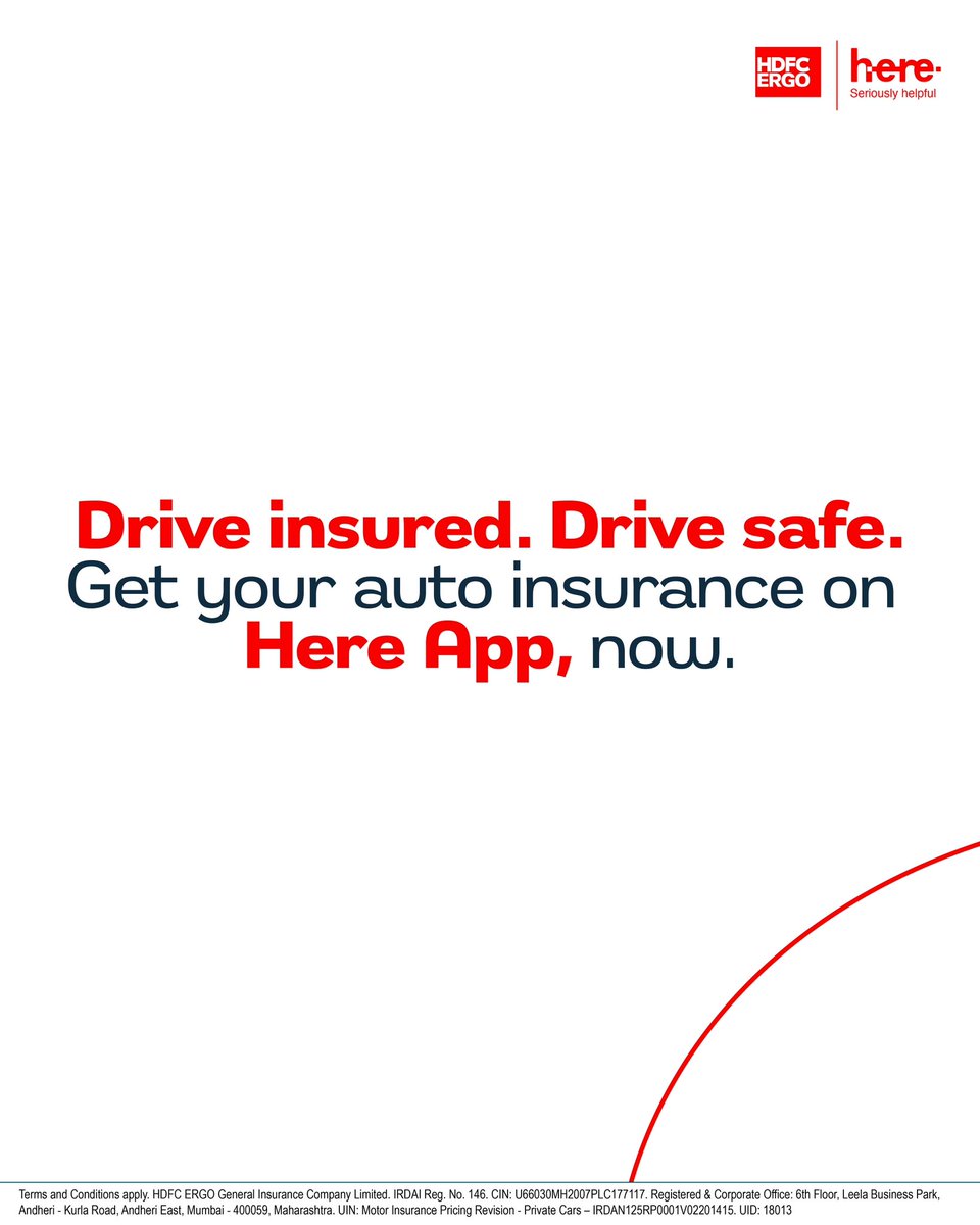 HDFCERGOGIC's tweet image. Don’t let a fine drive you crazy. 🚗💸

Stay insured with the Here App.

#HDFCERGO #HereApp #AutoInsurance #DriveSafe