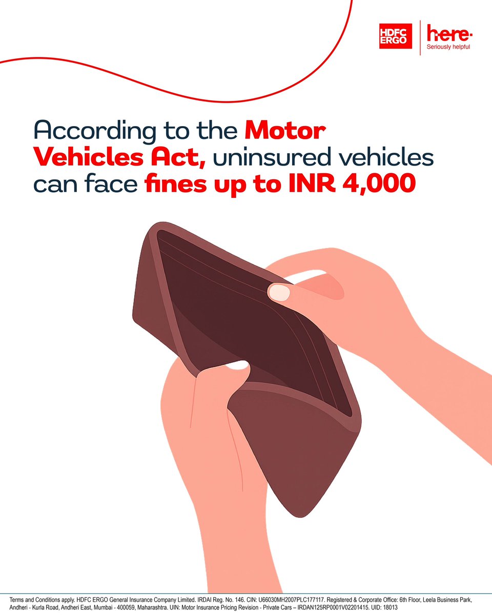 HDFCERGOGIC's tweet image. Don’t let a fine drive you crazy. 🚗💸

Stay insured with the Here App.

#HDFCERGO #HereApp #AutoInsurance #DriveSafe