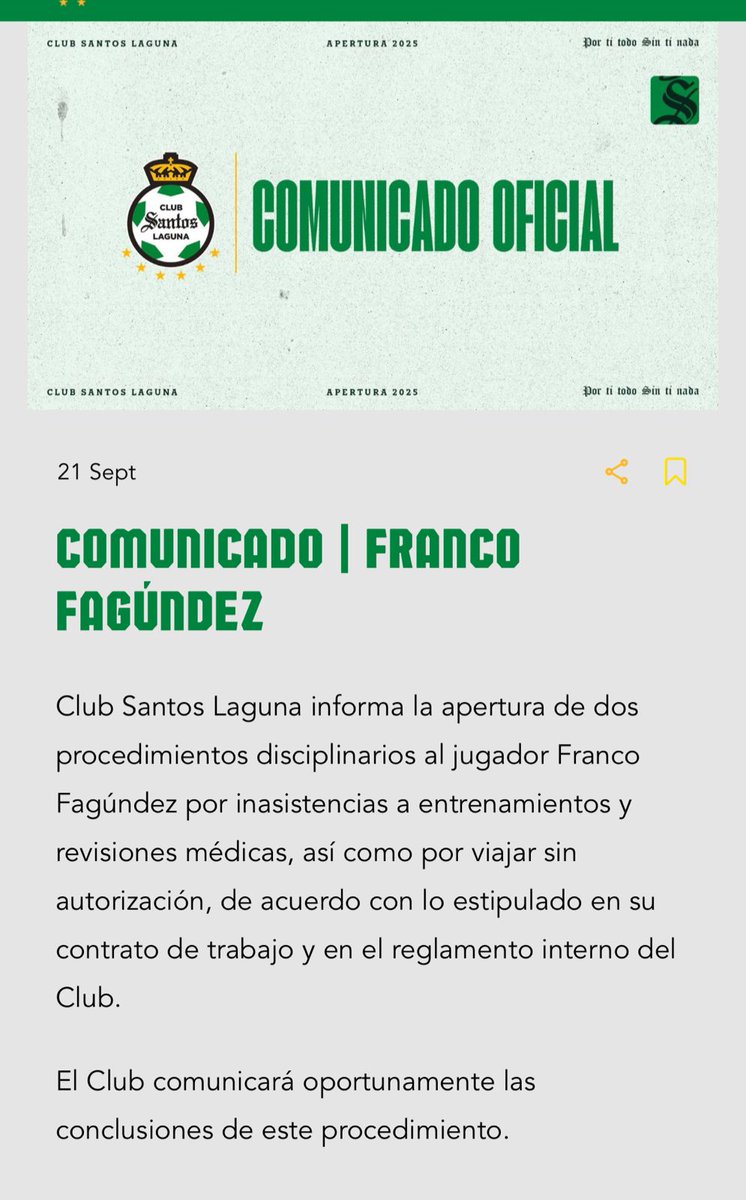 Esto era antes del día 12 de septiembre, para darlo de baja y poder buscar a un jugador que pudiera ayudar al equipo, no como este pseudo jugador.

Bien por la directiva