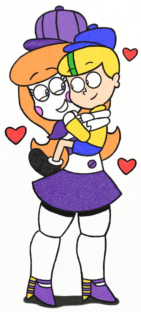 JJSponge120's tweet photo. Birthday gift for @MakerGamesDA, featuring his OC Tiarnan being hugged by a robotic version of my OC Christina. 🥳 #Tiarnan #Robot #Christina #Duo #OCs #Hug #MakerGamesDA #JJSponge120 #Birthday #Gift https://t.co/r3m0anGuan