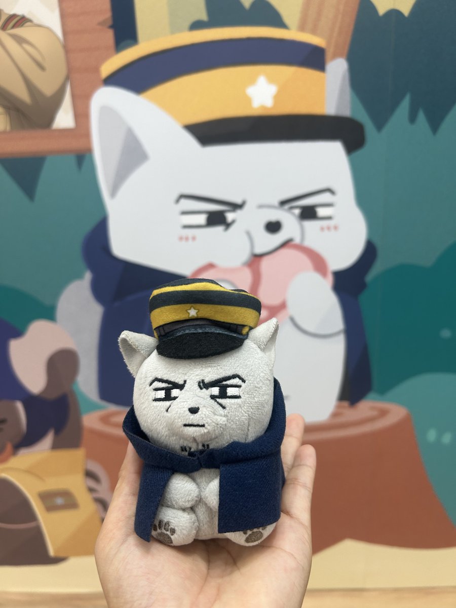 ziyan__o0's tweet image. やっと月島さんに会えた！！
犬島さん肉ガブガブかわいいし、鯉登さん尾形さんリパちゃんもお迎えできました〜🫶
#金カム #月島基 #月島軍曹