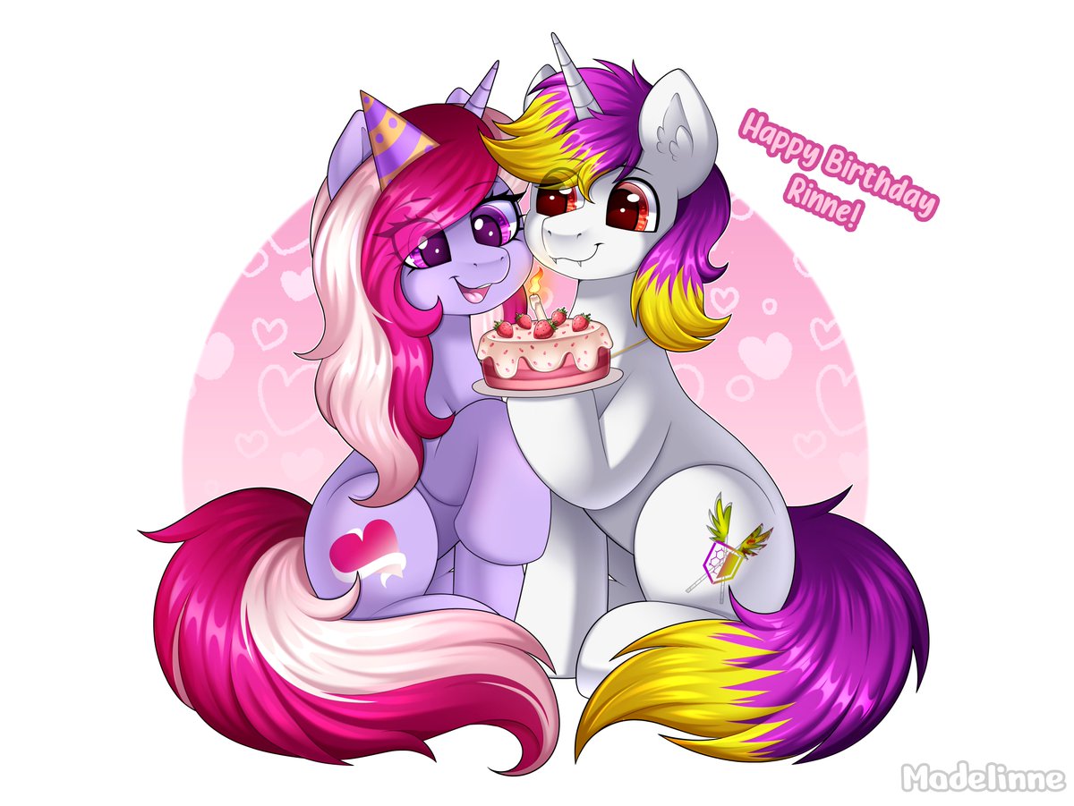 Happy birthday <a href="/RinneSwirl/">Rinne🔞</a>! 🎉🎈🍰
A gift from <a href="/NexusExo/">Infie</a> 💜