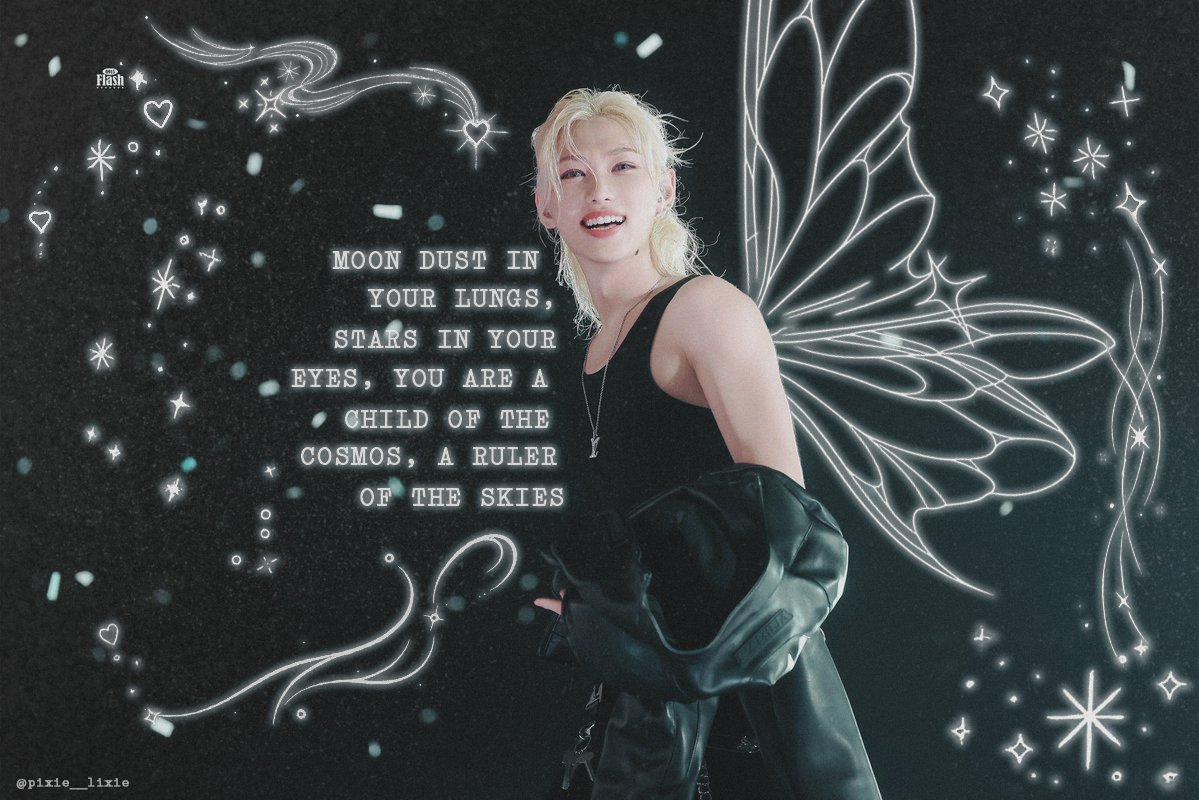 pixie_lixie's tweet photo. ✨he was a fairy✨

#FELIX
#FELIXEDIT https://t.co/5H0tKbk7Vi