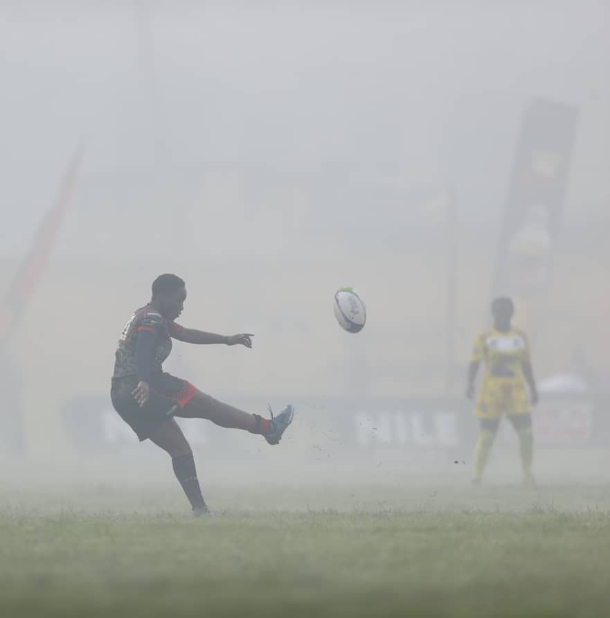 BlackPearlsRFC's tweet photo. Final #Kabale7s pool game played in the early morning mist and we opened day 2 with a comfortable win.

Black Pearls 43 - 05 @kigeziqueens 

Scorers:
Lydia Namabiro - 3T
Suzan Adong - 3T
Rebecca Kabajungu - 1T
Bushira Namutebi - 4C

#BlackPearlsStrong 🖤♥️
#NileSpecial7s https://t.co/oADCMxhABM