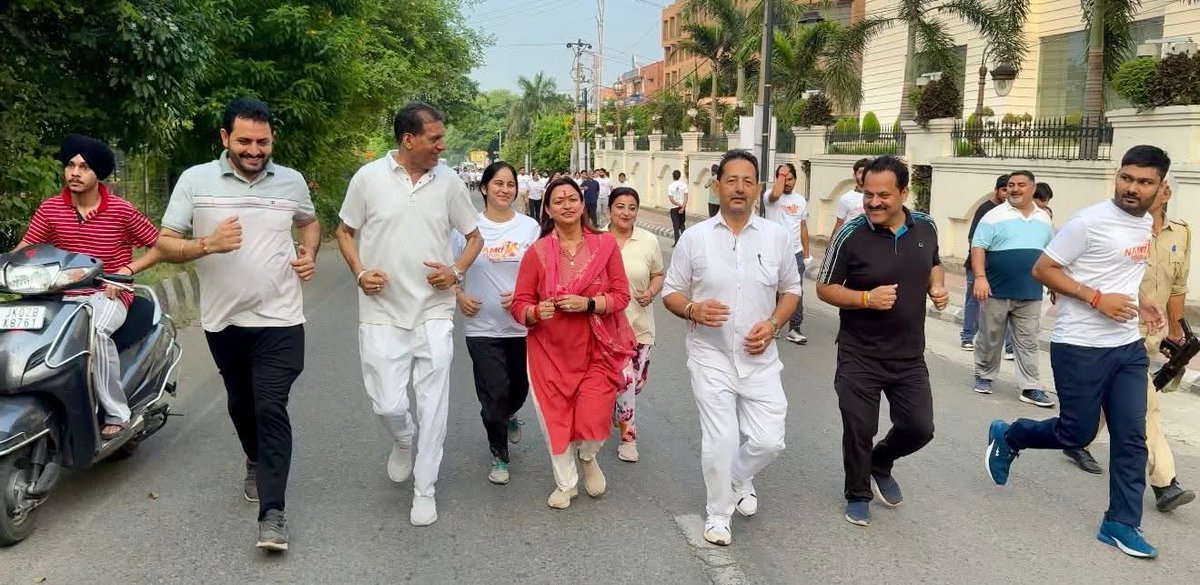 sonikasdutta's tweet photo. Today, I proudly participated in the #NaMoYuvaRun75. 🏃‍♂️🇮🇳
Under the visionary leadership of PM Shri @narendramodi Ji, India’s youth are shaping our nation into not just the world’s largest democracy, but the most vibrant one. ✨ https://t.co/JktW1vNbhX