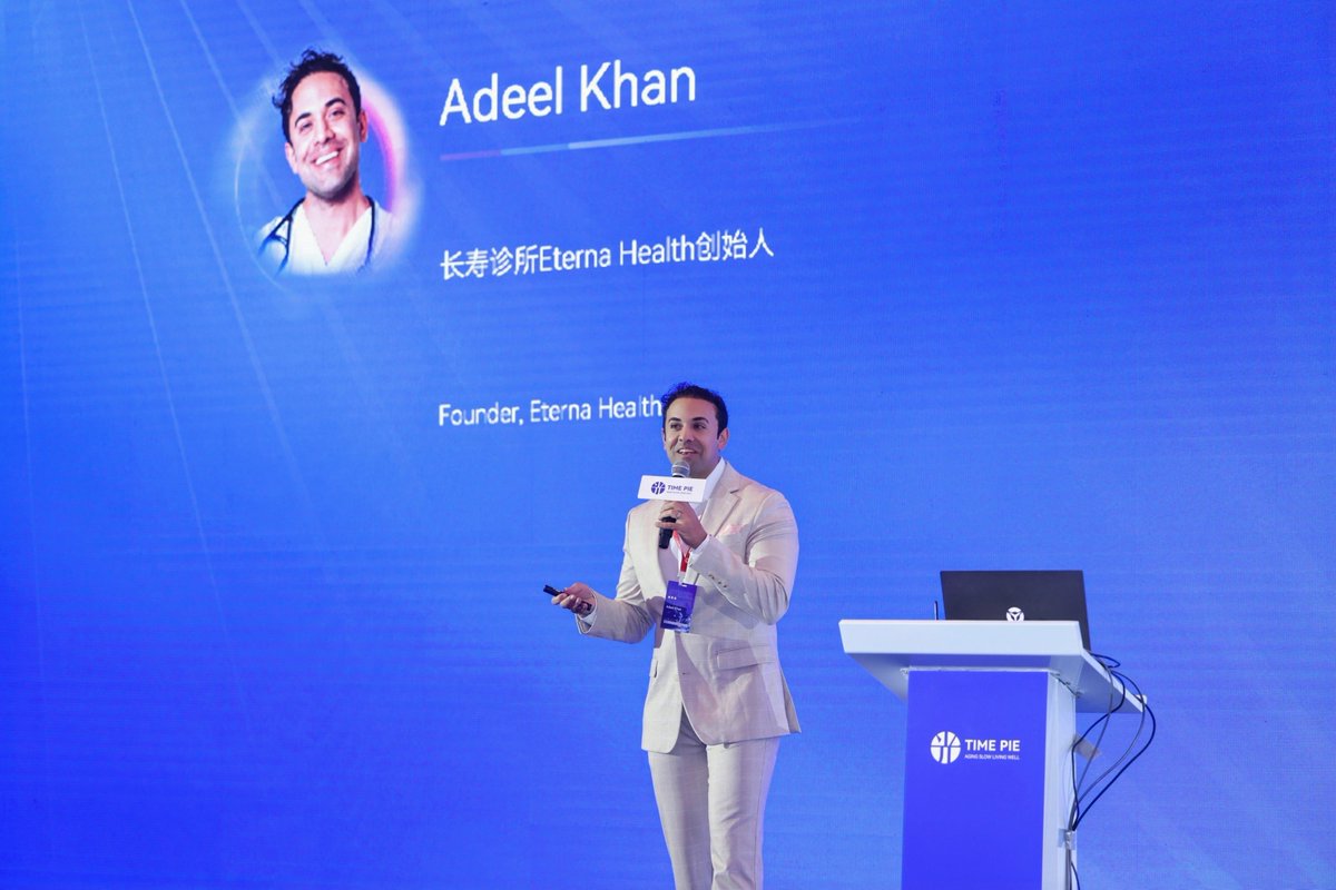 TimePieChina's tweet image. We are honored to have Adeel Khan at The 6th #TimepieLongevityForum, presenting &quot;MUSE CellsA New Paradigm in Regenerative Medicine&quot;: MUSE cells represent a revolutionary approach, holding the potential to reshape how we treat chronic diseases and pursue longevity. @Eterna_Health