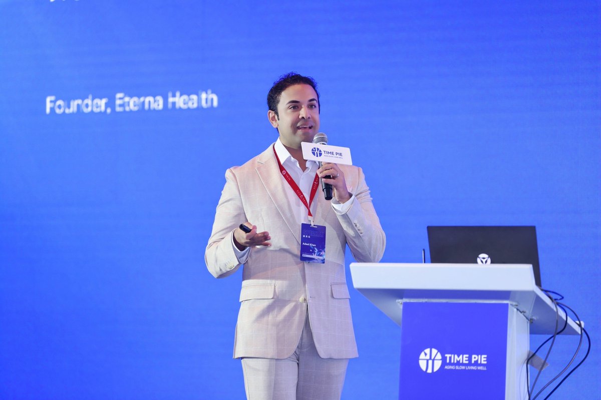TimePieChina's tweet image. We are honored to have Adeel Khan at The 6th #TimepieLongevityForum, presenting &quot;MUSE CellsA New Paradigm in Regenerative Medicine&quot;: MUSE cells represent a revolutionary approach, holding the potential to reshape how we treat chronic diseases and pursue longevity. @Eterna_Health