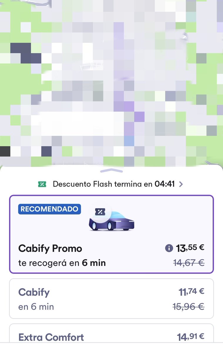 pelinjaputa's tweet photo. Oye @cabify_espana cojon.... vuestras promociones, es más caro pedir un Cabify con promoción que sin ella!!!! https://t.co/KVLzo9ftju