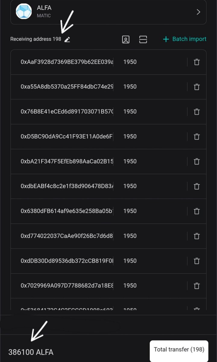alfanetworkapp's tweet photo. Congratulations πππ
97th Batch of Withdraw Successful
Total Wallets Received Withdraw β 1740
Total $ALFA Tokens Sent β 1,195,575
Let's Go ALFA TO THE MOON πππ
https://t.co/gOsReUQ9Yj
Buy/ Sell/ Trade/ HODL $ALFA on Exchange
https://t.co/MRfgcuqM38
#alfanetworkapp #AlfaNetwork #alfatoken