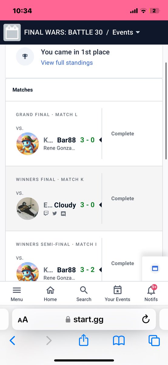 Another W in Kingsville, Texas for Ego Esports. 4-0 Sweep through Winners side. After a year and a half to 2 year break, I’m back in the runnings for #1 in my City. It’s going to be a long season. #esports #progaming #HaveAnEgo <a href="/TheEgoBoys/">Ego.</a>
