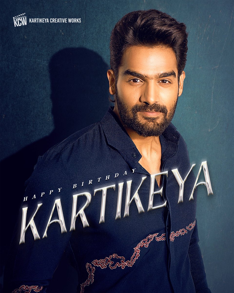 Wishing the Extremely Talented &amp; Passionate Hero, our <a href="/ActorKartikeya/">Kartikeya</a> garu a Happy Birthday 💐

Wish you lots of joyful blockbusters ahead 😇 

#HBDKartikeya