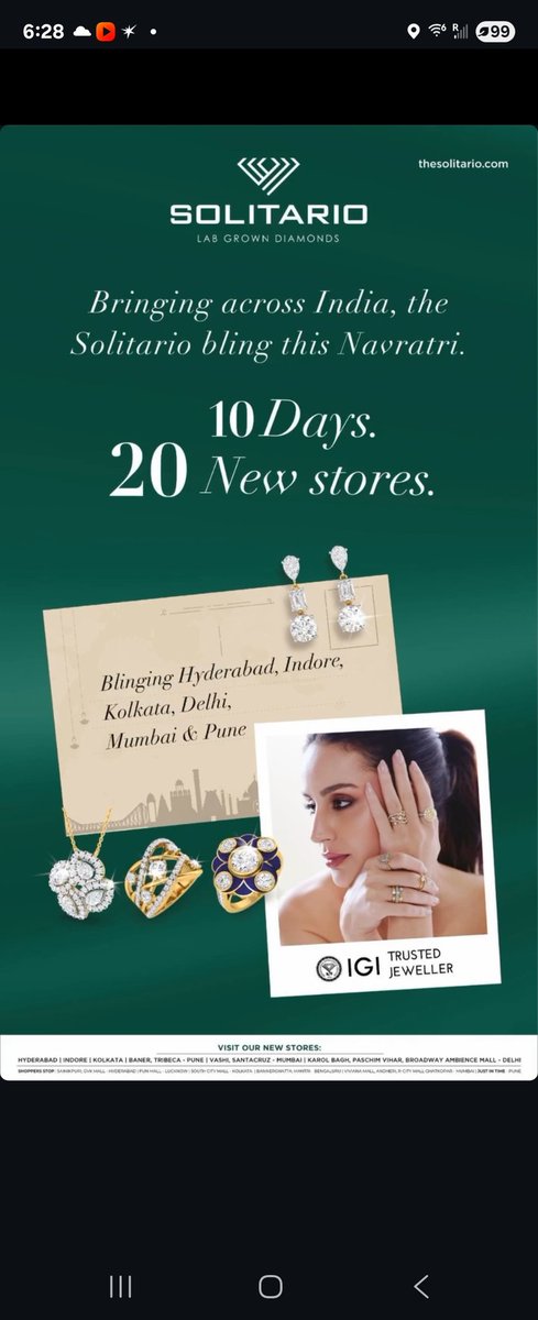 VivekChadha1996's tweet image. Solitario Diamonds- 10 days, 20 New Stores.
#Unlisted #SolitarioDiamonds #Invested