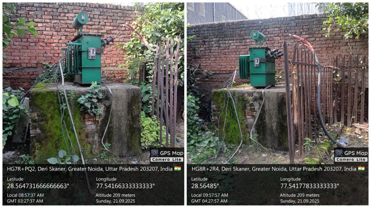 Executive Engineer EDD Dadri Noida PVVNL (@exen_dadri) on Twitter photo खण्ड में अनुरक्षण माह के अंतर्गत ट्रांसफार्मरों पर घास व बेल की साफ सफाई का कार्य कराया गया
जिससे बरसात व आंधी के समय लाईन में फॉल्ट की समस्या उत्पन्न न हो
<a href="/AKSharmaOffice/">AK Sharma Office</a> <a href="/MdPvvnl/">MD Pvvnl</a> <a href="/isomendratomar/">Dr. Somendra Tomar</a> <a href="/dmgbnagar/">DM NOIDA Gautam Buddha Nagar</a> <a href="/CMOfficeUP/">CM Office, GoUP</a> <a href="/dr_maheshsharma/">Dr. Mahesh Sharma</a> खण्ड में अनुरक्षण माह के अंतर्गत ट्रांसफार्मरों पर घास व बेल की साफ सफाई का कार्य कराया गया
जिससे बरसात व आंधी के समय लाईन में फॉल्ट की समस्या उत्पन्न न हो
<a href="/AKSharmaOffice/">AK Sharma Office</a> <a href="/MdPvvnl/">MD Pvvnl</a> <a href="/isomendratomar/">Dr. Somendra Tomar</a> <a href="/dmgbnagar/">DM NOIDA Gautam Buddha Nagar</a> <a href="/CMOfficeUP/">CM Office, GoUP</a> <a href="/dr_maheshsharma/">Dr. Mahesh Sharma</a>
