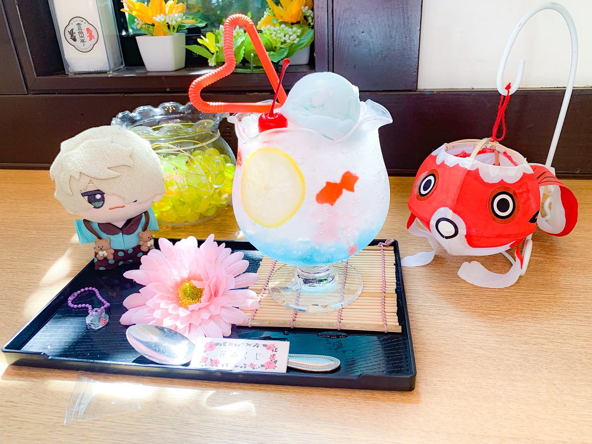 sho_758's tweet photo. 金魚鉢のソーダ💕
可愛くて美味しくて大満足🥳 https://t.co/kTLiA2AKkP